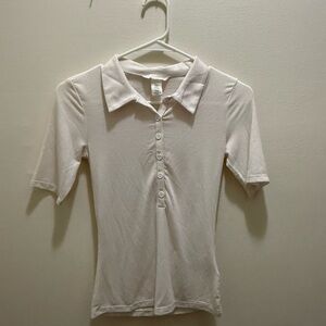 H&M White Collared Shirt